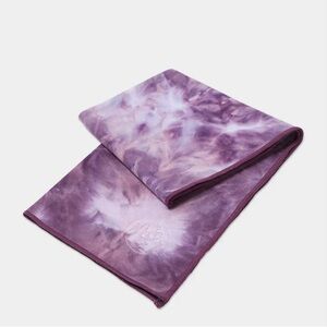 Manduka eQua Purple Tie-Dye Yoga Mat Towel